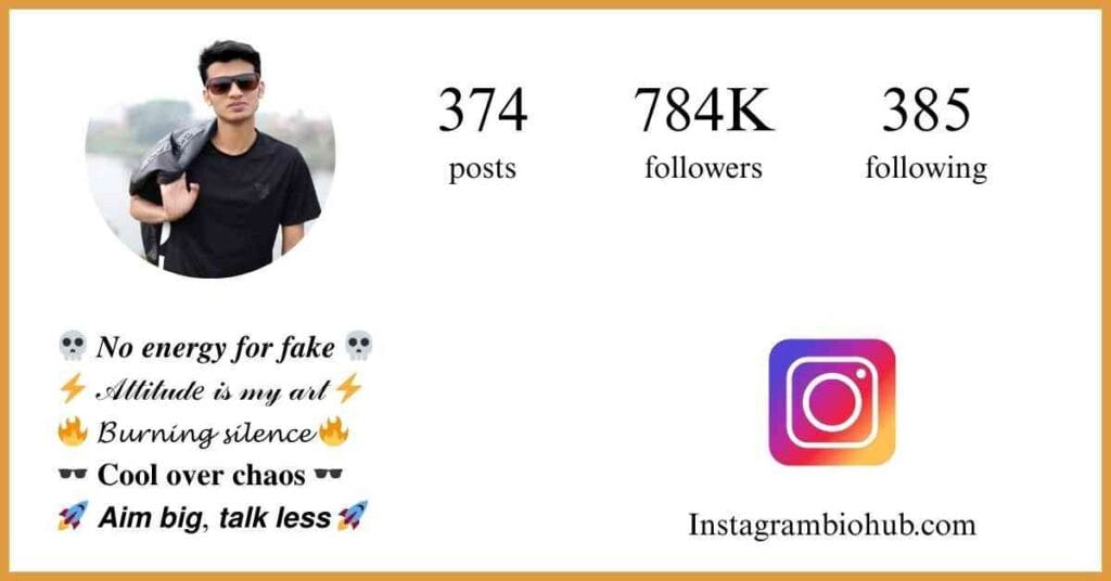 Attitude Bio For Instagram