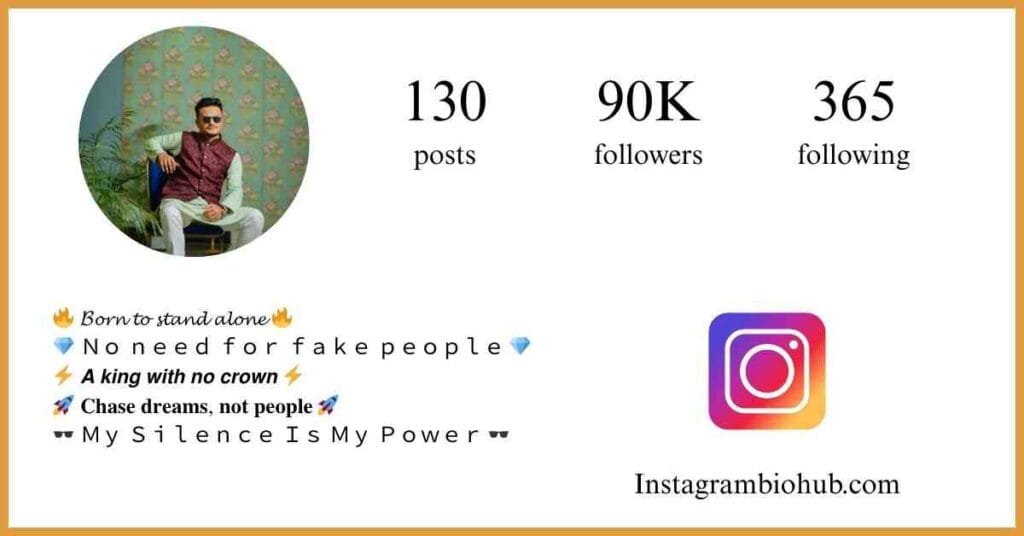 Attitude Instagram Bio