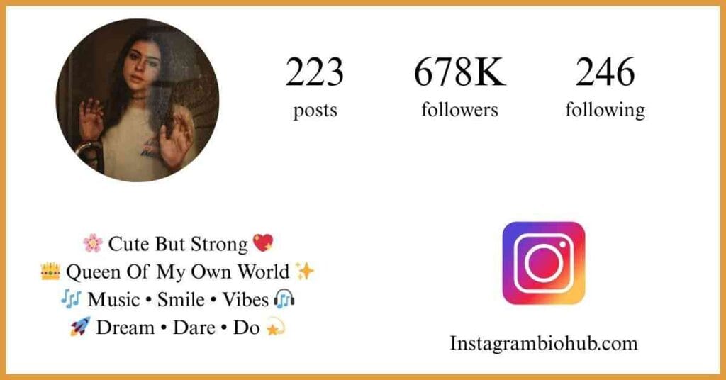 Bio For Instagram Girls
