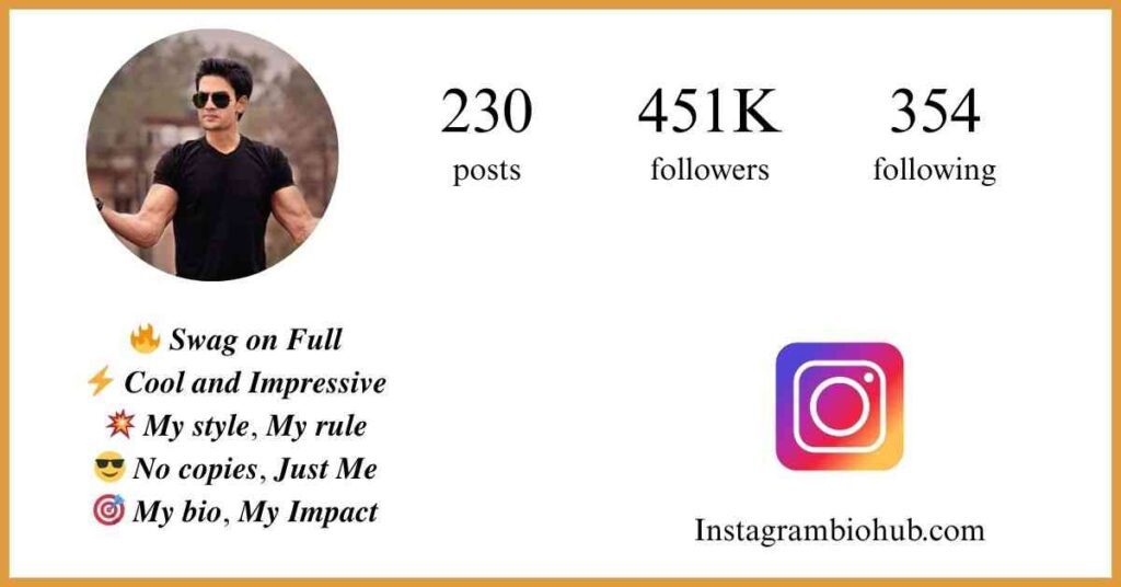 Impressive Instagram Bio For Boys