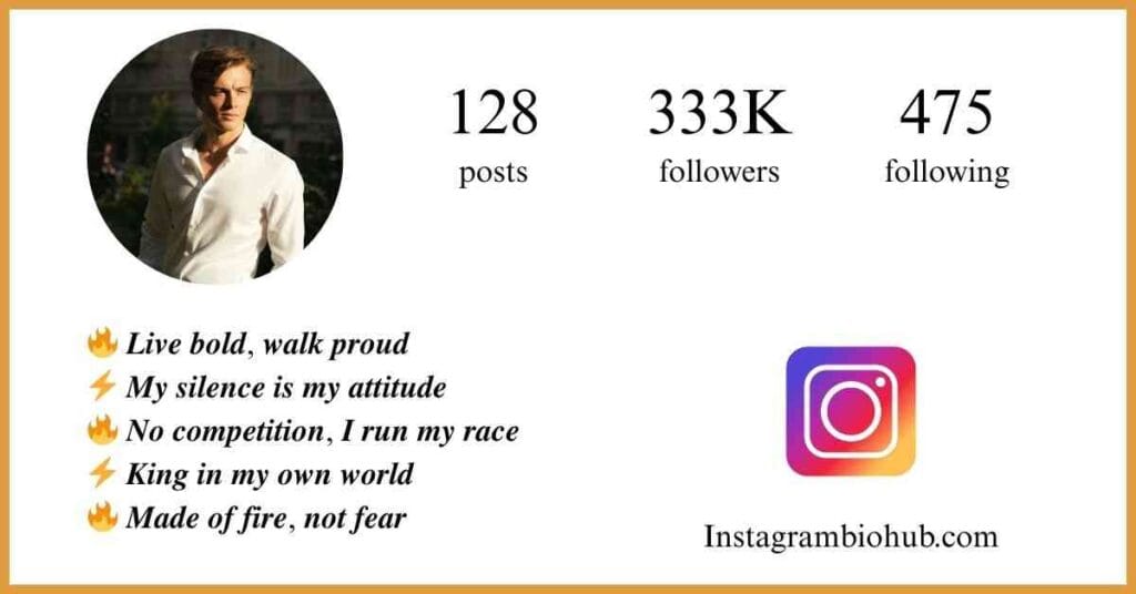 Instagram Bio Font Style For Boy