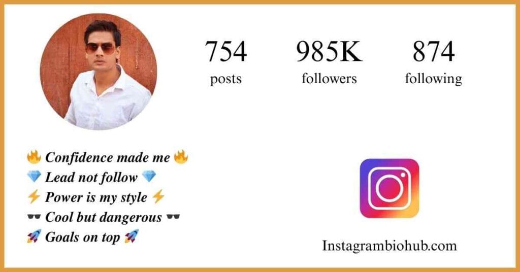 Instagram Bio For Boys