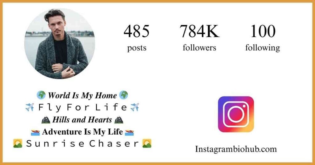 Instagram Bio For Boys Stylish Font