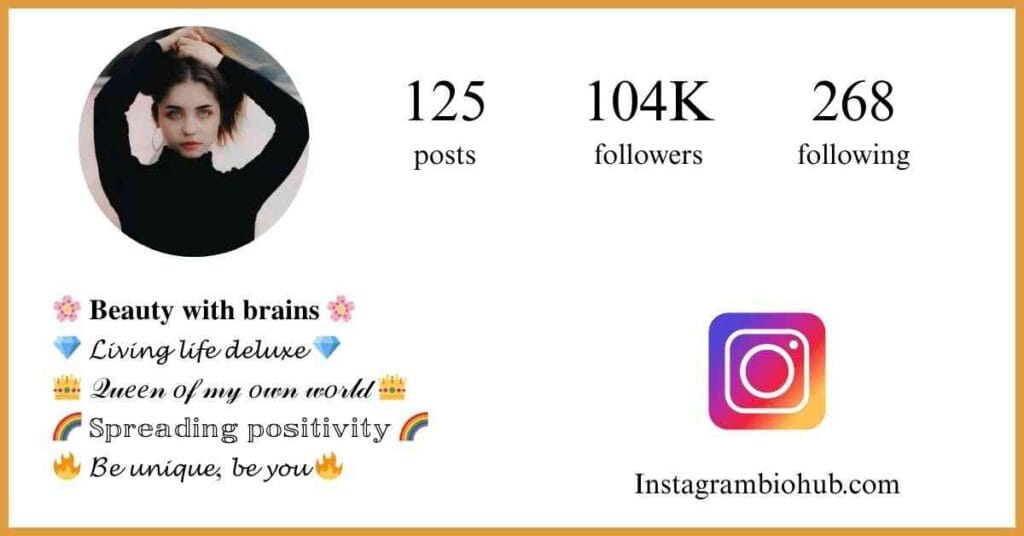 Instagram Bio For Girls Stylish Font