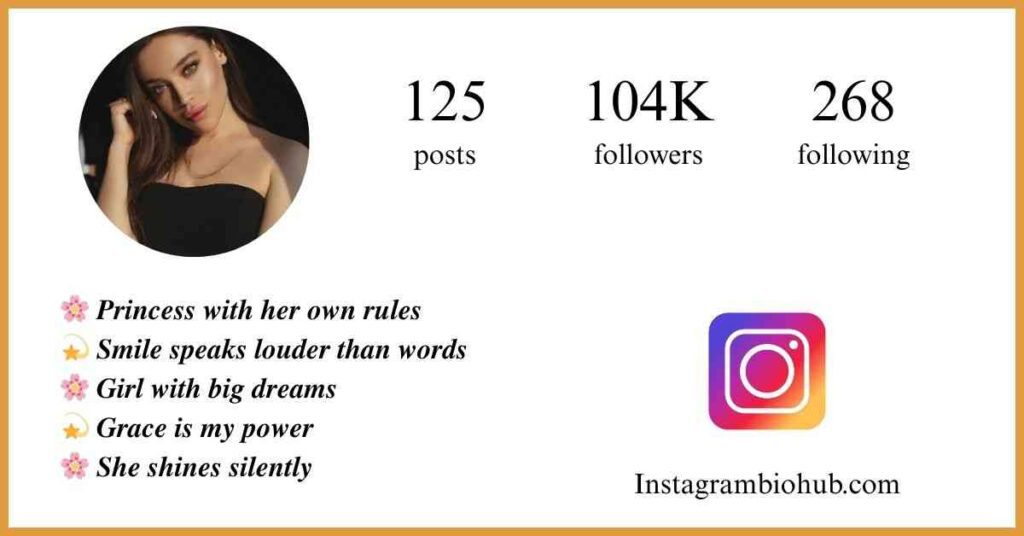 Instagram Bio Style Girl
