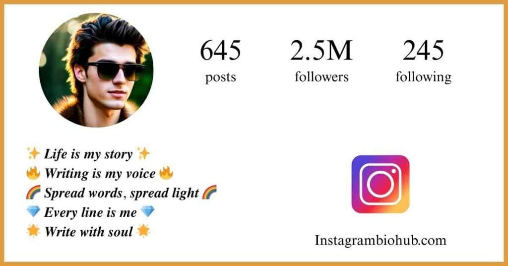 Instagram Bio Writing Style