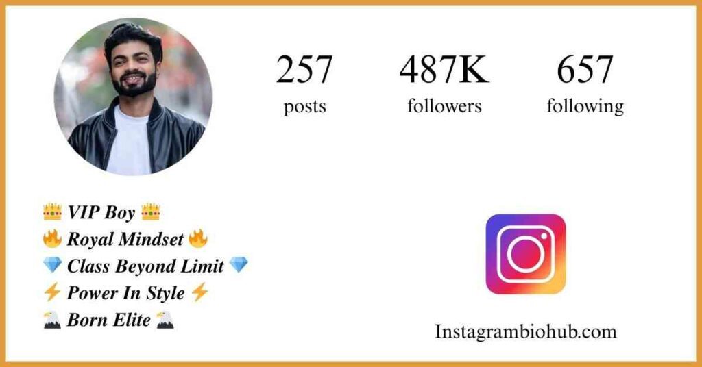 Instagram VIP Bio Boy