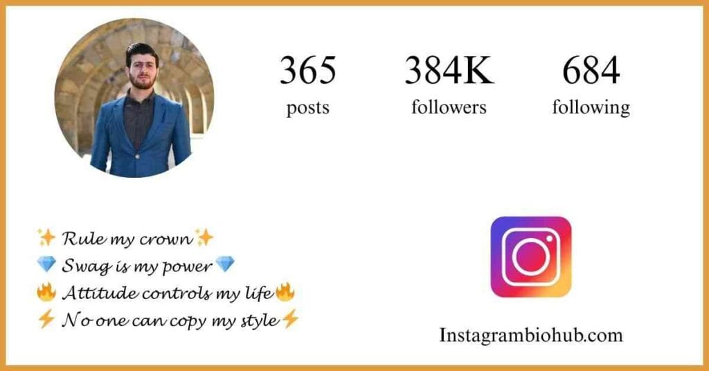 Instagram VIP Bio Girl Attitude