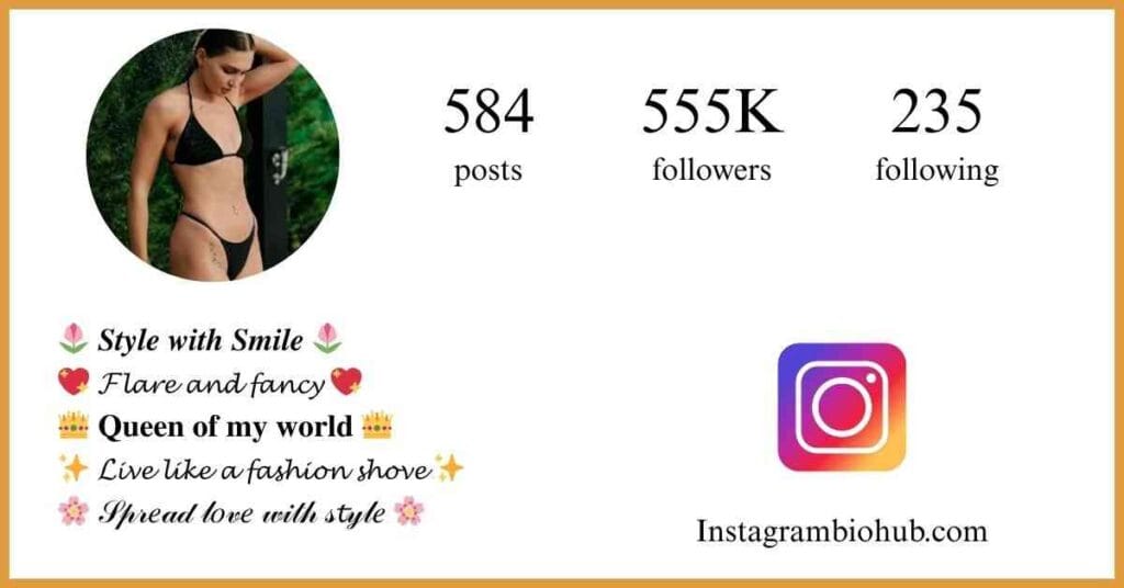 Stylish Bio For Instagram Girl