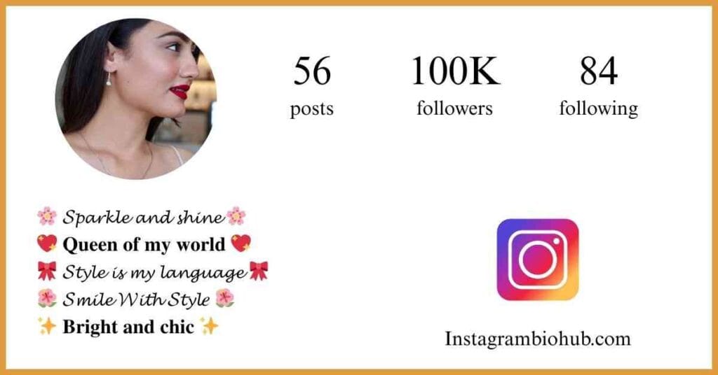 Stylish Instagram Bio For Girl
