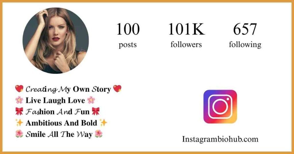 Stylish Instagram Long Bios For Girls