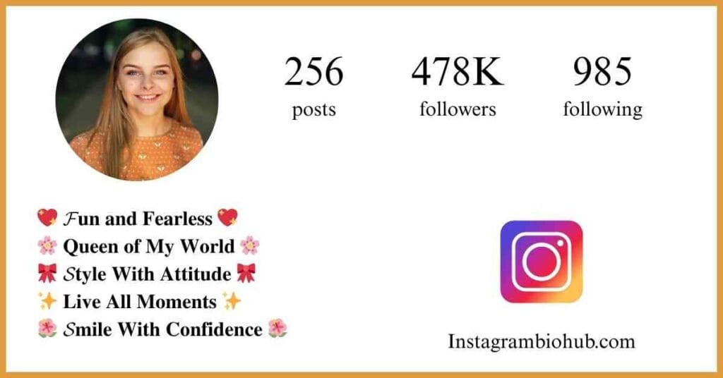 Stylish Killer Bio For Teenage Girls Instagram