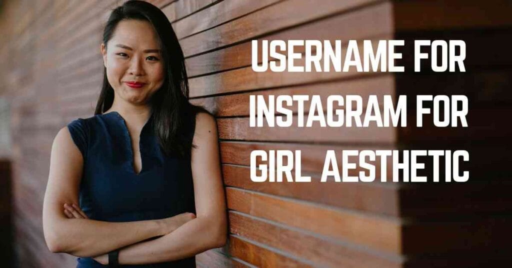 Username For Instagram For Girl Aesthetic