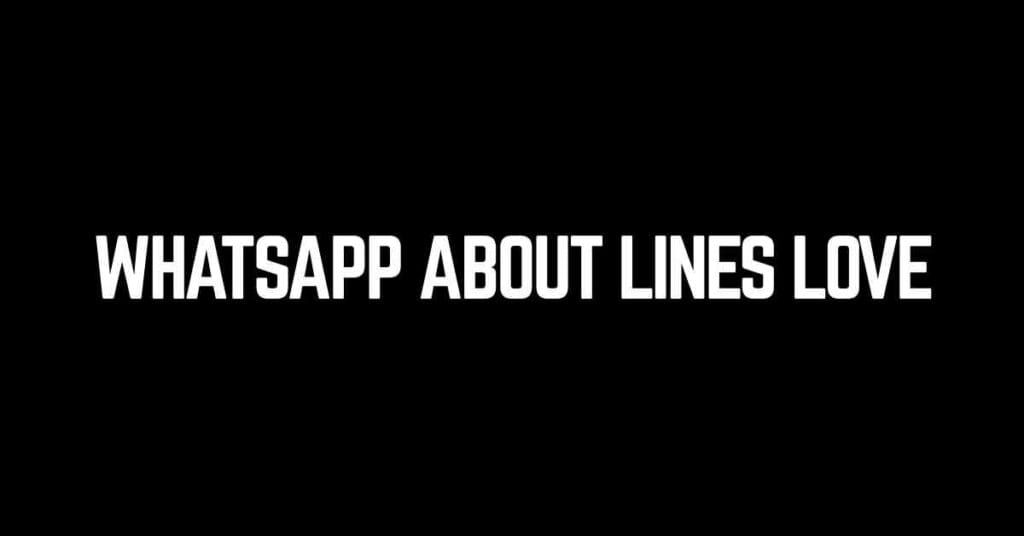 WhatsApp About Lines Attitude Girl