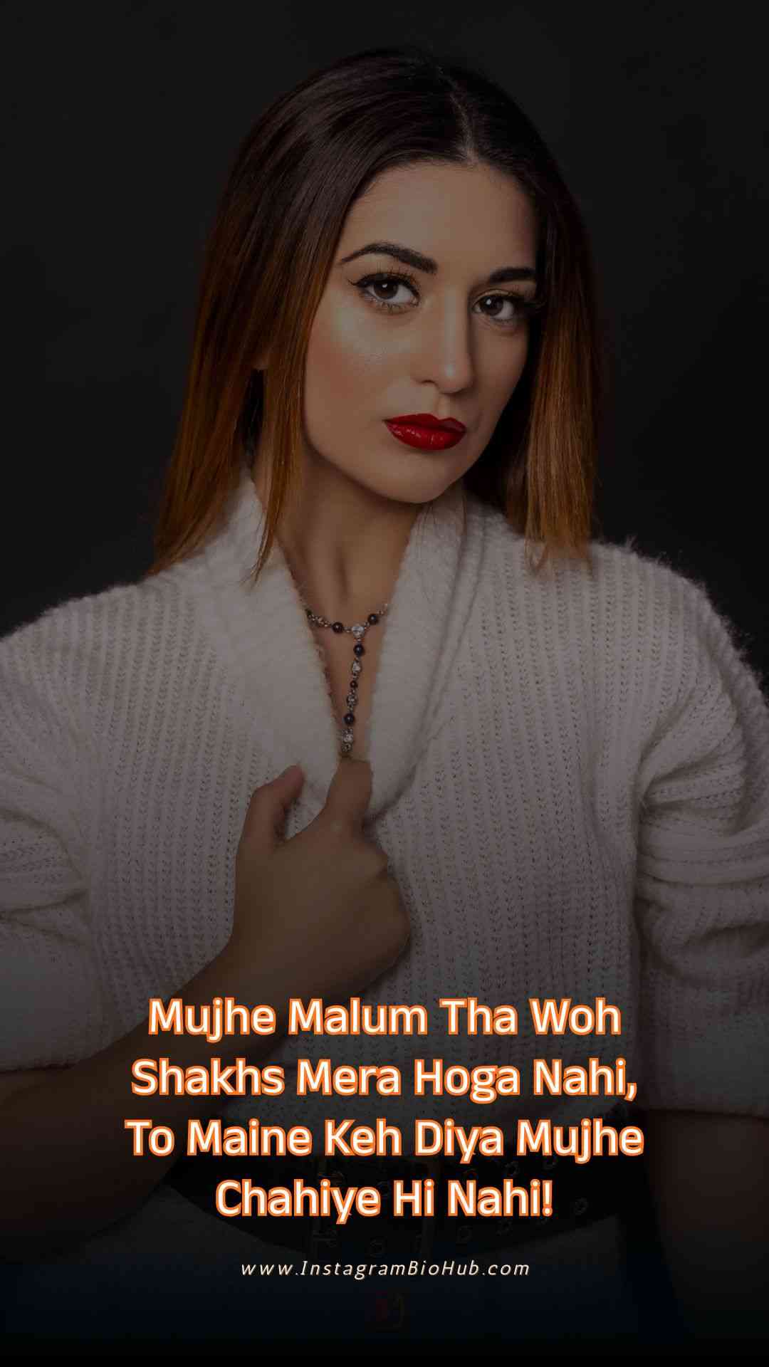 Attitude Shayari In English For Girl.4