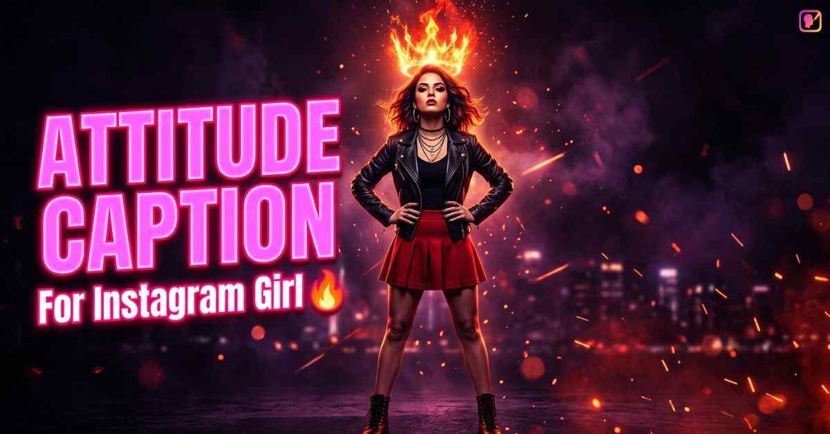 Attitude Caption For Instagram For Girl​
