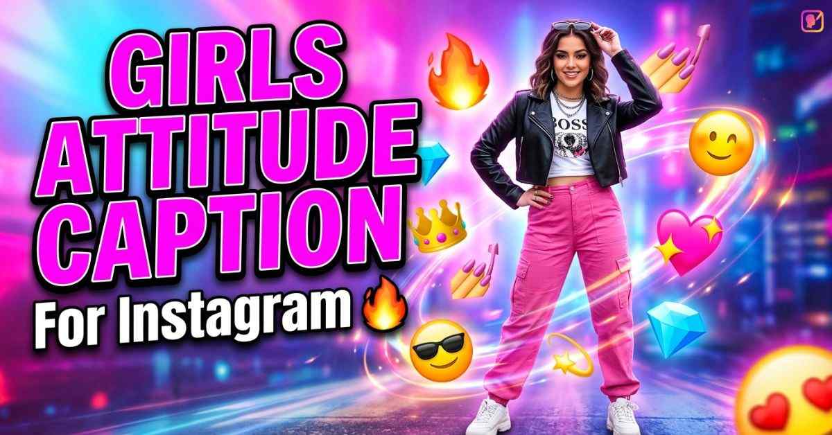 Girls Attitude Caption For Instagram​