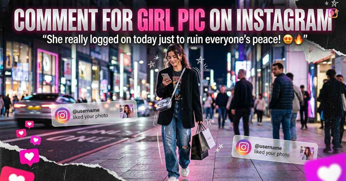 Comment For Girl Pic On Instagram​