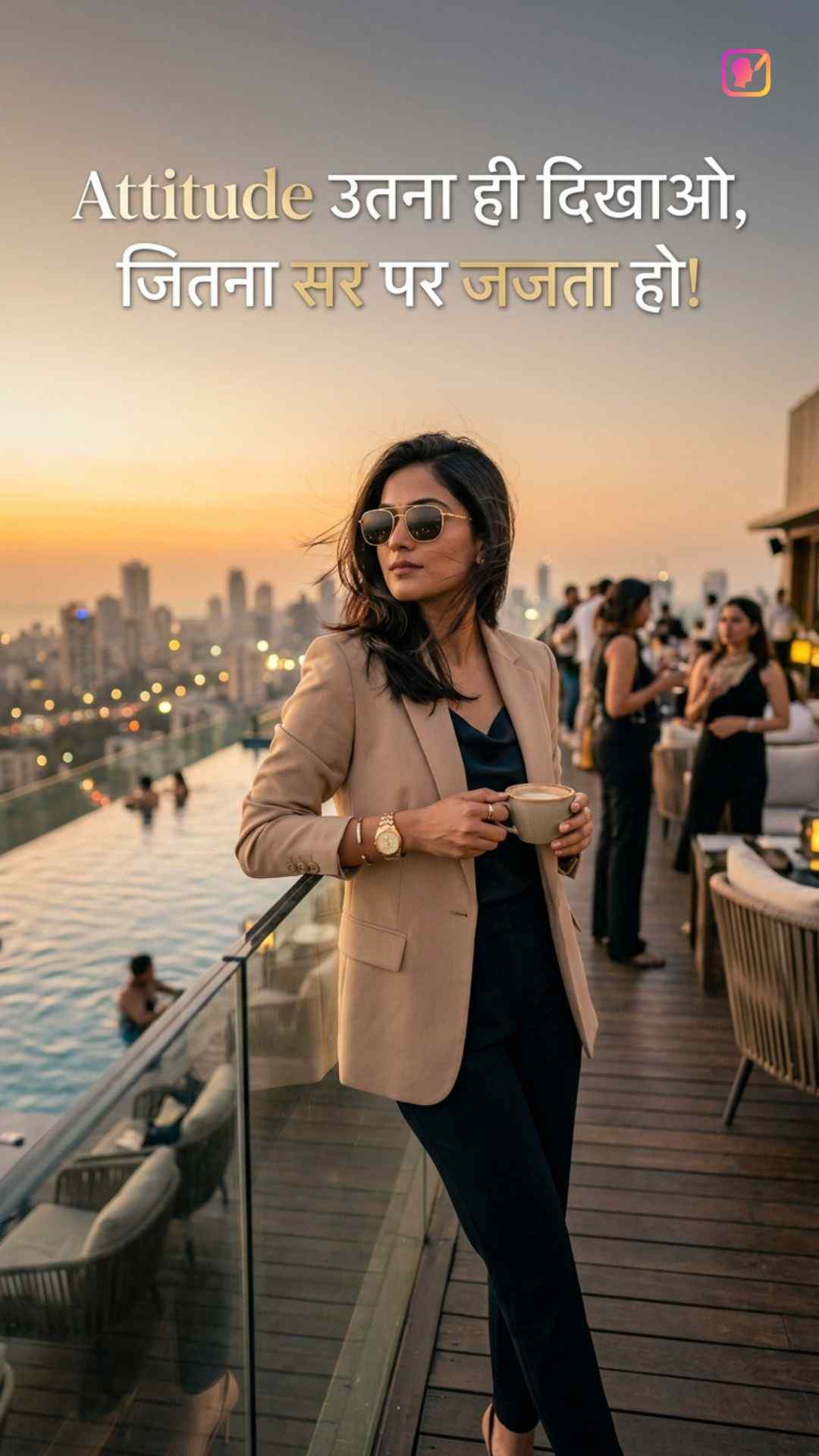 Attitude Status For Girl In Hindi For Instagram​