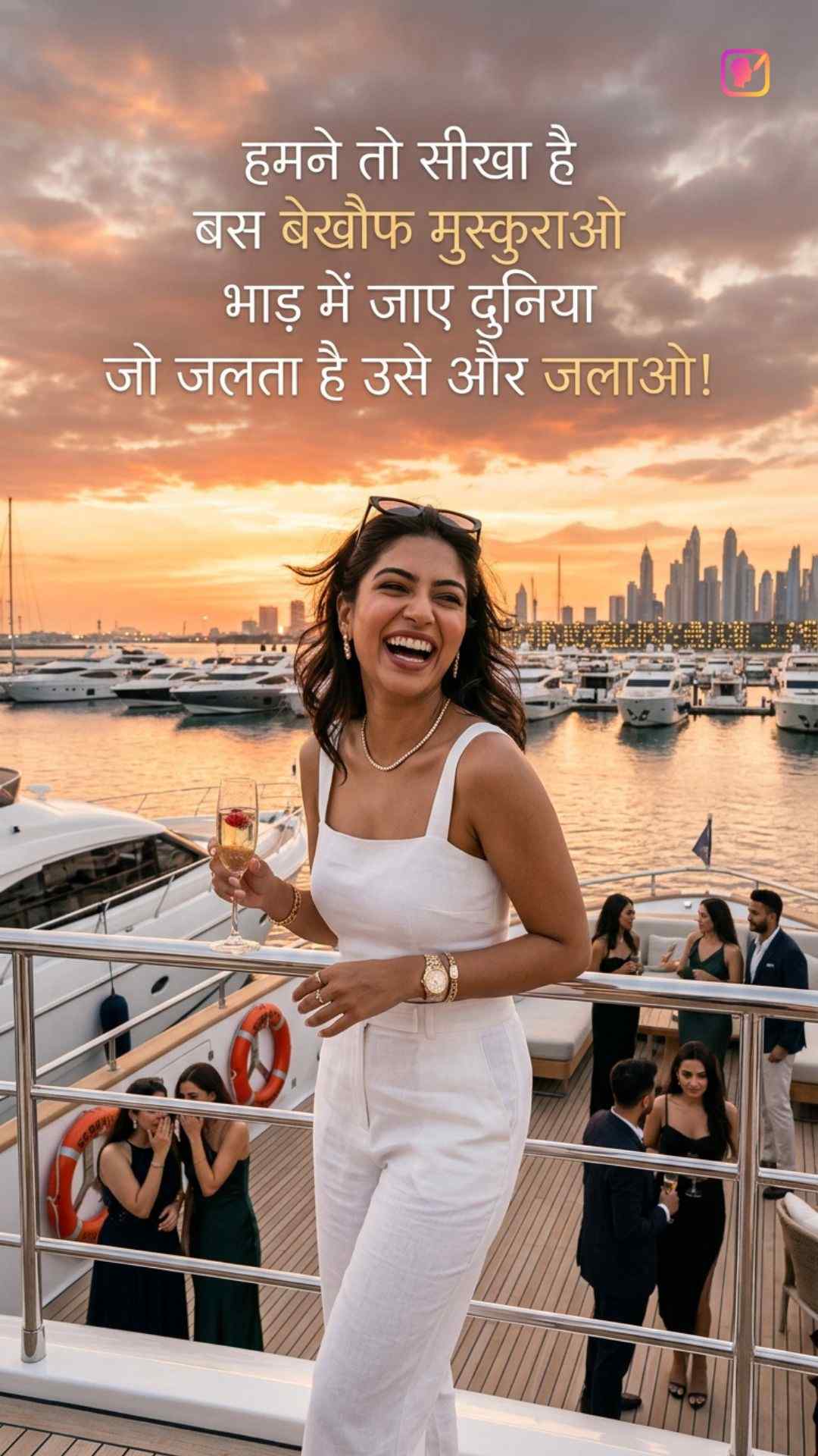 FB Status For Girl Attitude In Hindi​