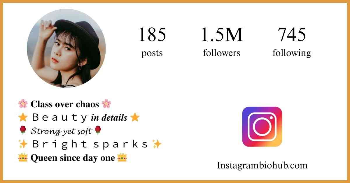 Instagram Bio For Girls Stylish | 2 Line Bio For Instagram