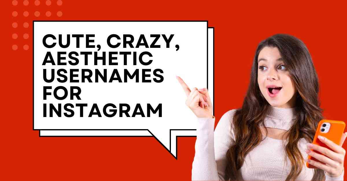 Instagram Username For Girls Cute, Crazy, Aesthetic Usernames For Instagram
