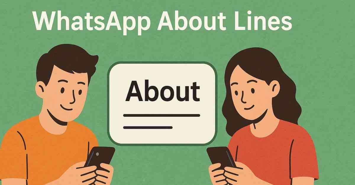 Whatsapp About Lines Stylist, Beautiful WhatsApp About Lines​