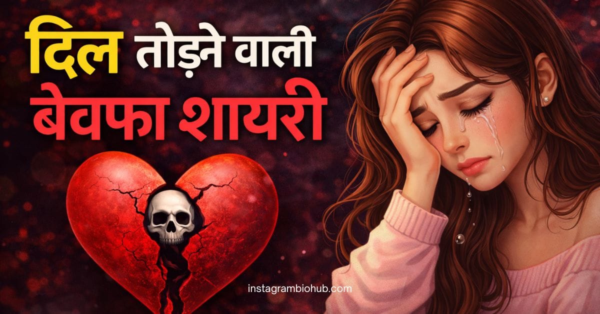 Bewafa Shayari In Hindi.